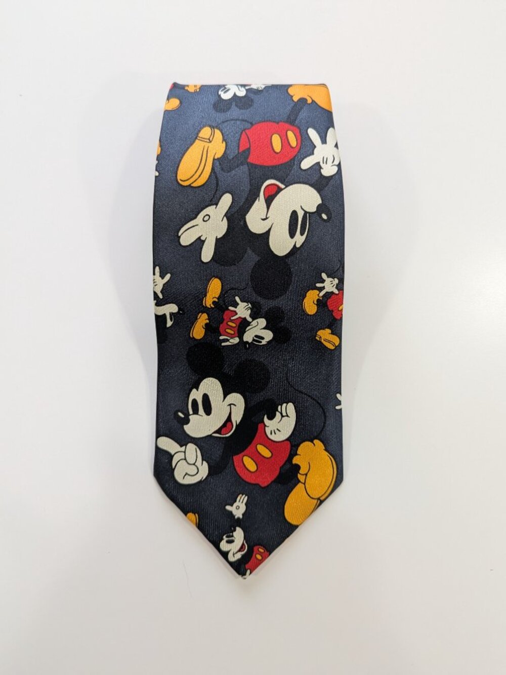 Vintage Disney KM Milano Mickey Mouse Cartoon Necktie - Picture 5 of 7